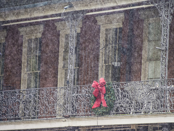 Rainy day Jackson square